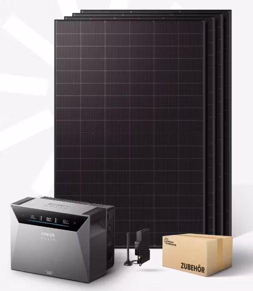Anker Solarbank 4 Pro + 2000wp inkl. Smart Meter Gen.2 + 4x3m Kabel