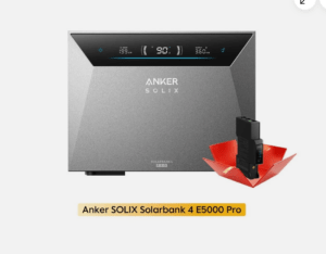 Anker SOLIX Solarbank 4 E5000 Pro Speicher mit Gratis Anker Smart Meter Gen.2